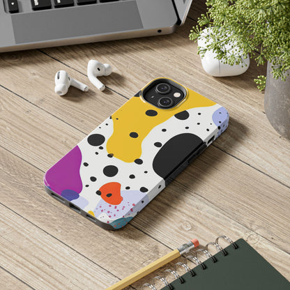 Coque de téléphone abstraite colorée