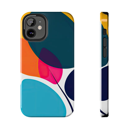 Coques de téléphone - Motif feuilles colorées