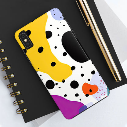 Coque de téléphone abstraite colorée