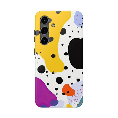 Coque de téléphone abstraite colorée