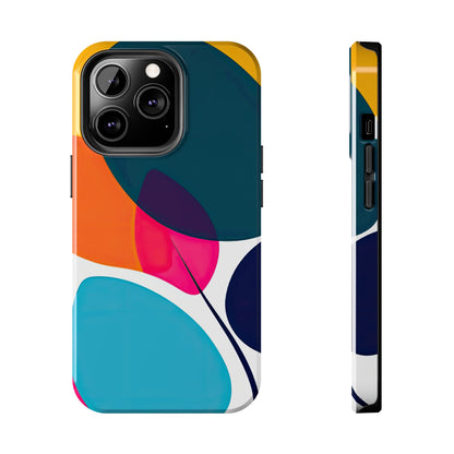 Coques de téléphone - Motif feuilles colorées