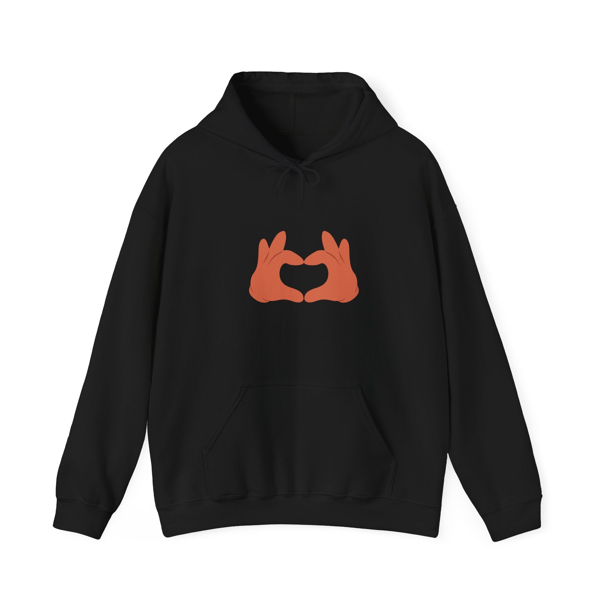 Hoodie with love sign