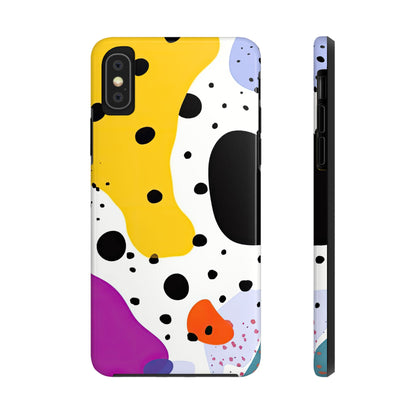 Coque de téléphone abstraite colorée
