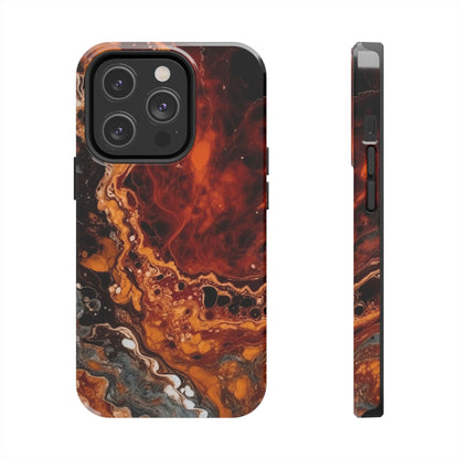 Coques de téléphone - Design couleur rouille