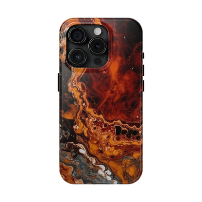 Coques de téléphone - Design couleur rouille