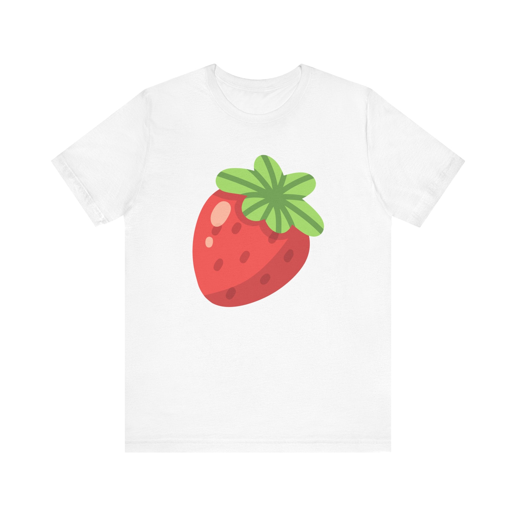T-shirt Fraise Stylisée – Design Fruité Rétro