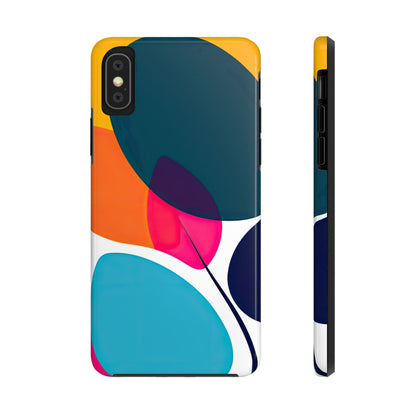 Coques de téléphone - Motif feuilles colorées