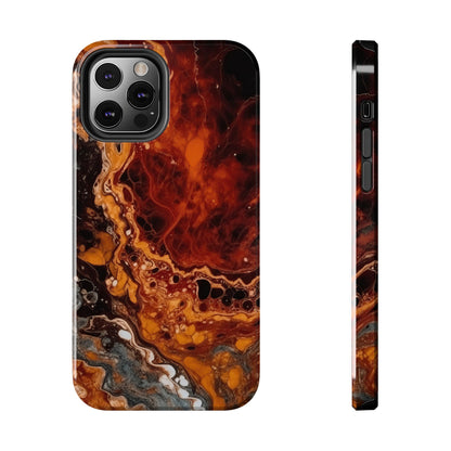 Coques de téléphone - Design couleur rouille