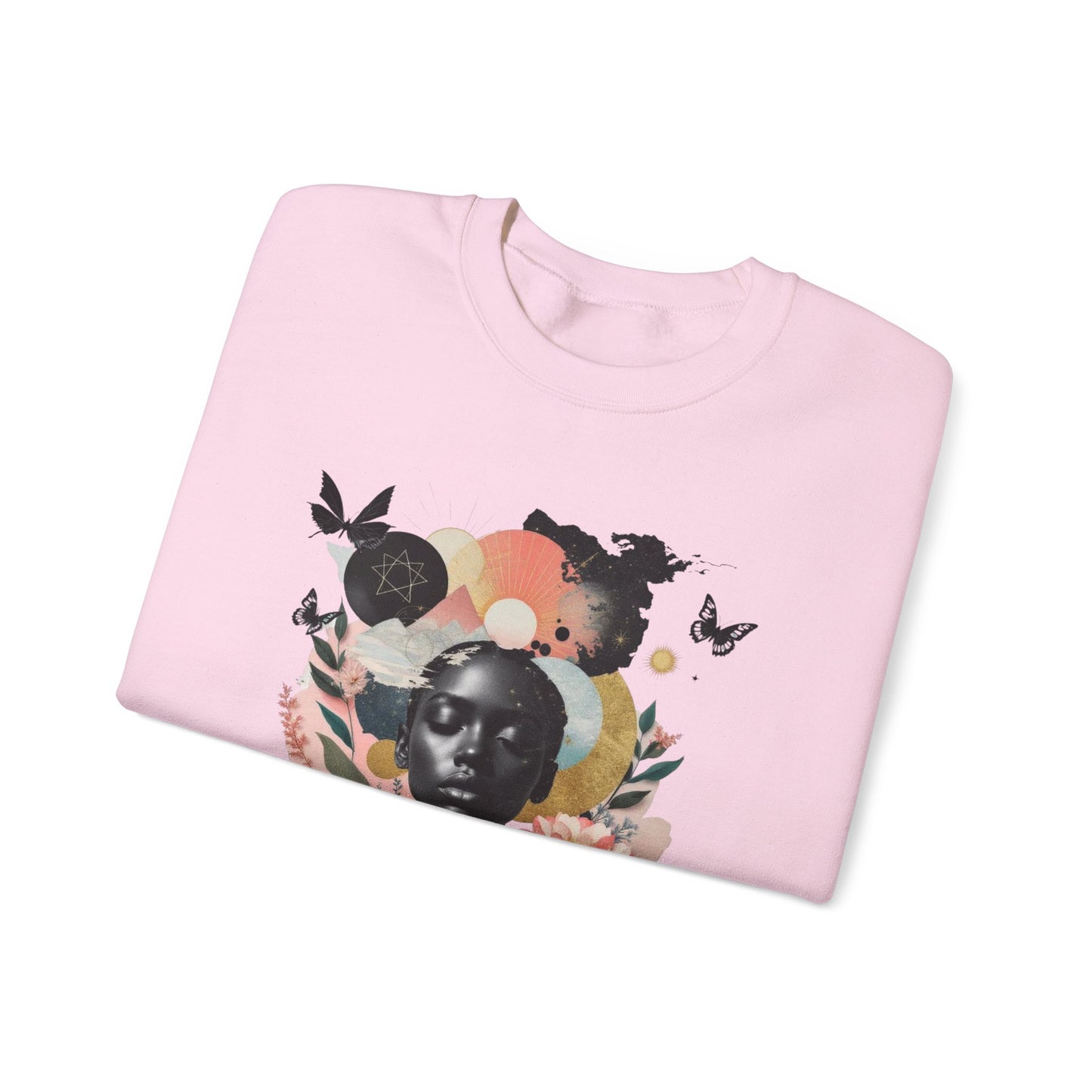 Sweat-shirt ras du cou artistique