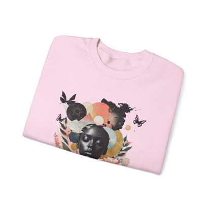 Sweat-shirt ras du cou artistique