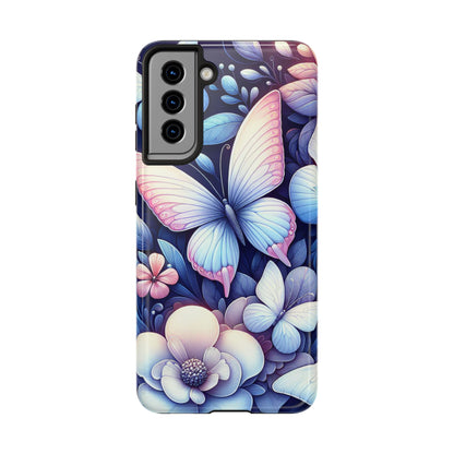Coque de téléphone - Papillon bleu