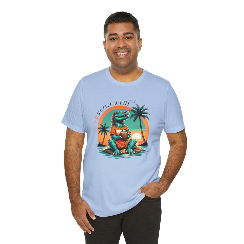 "Too cool to bite" Crocodile T-shirt