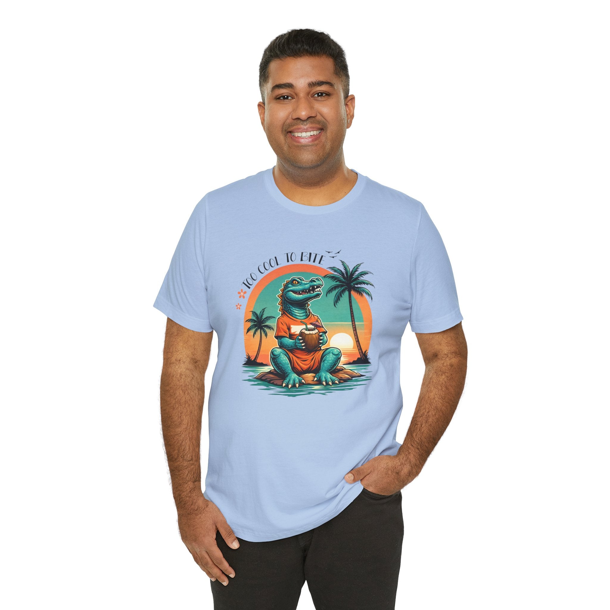 "Too cool to bite" Crocodile T-shirt