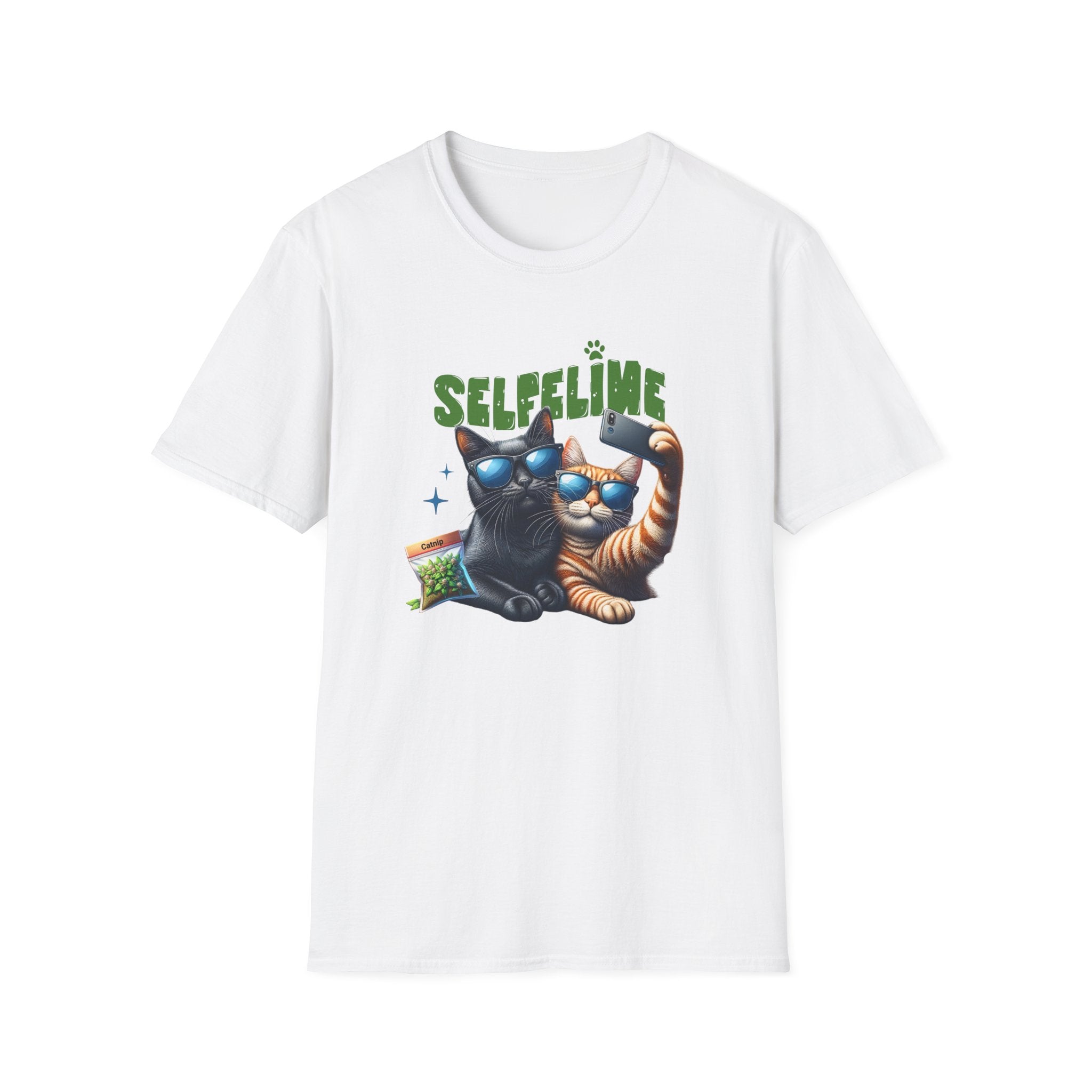 Selfeline Cat Selfie T-Shirt