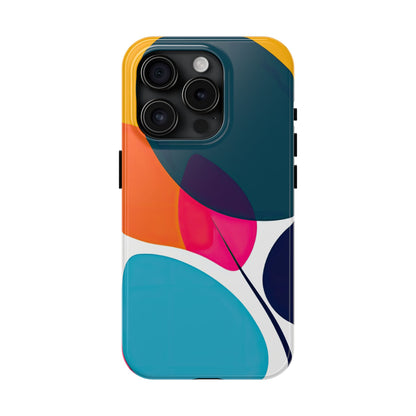 Coques de téléphone - Motif feuilles colorées