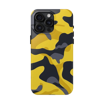 Coque de téléphone Militaire Jaune & Noir