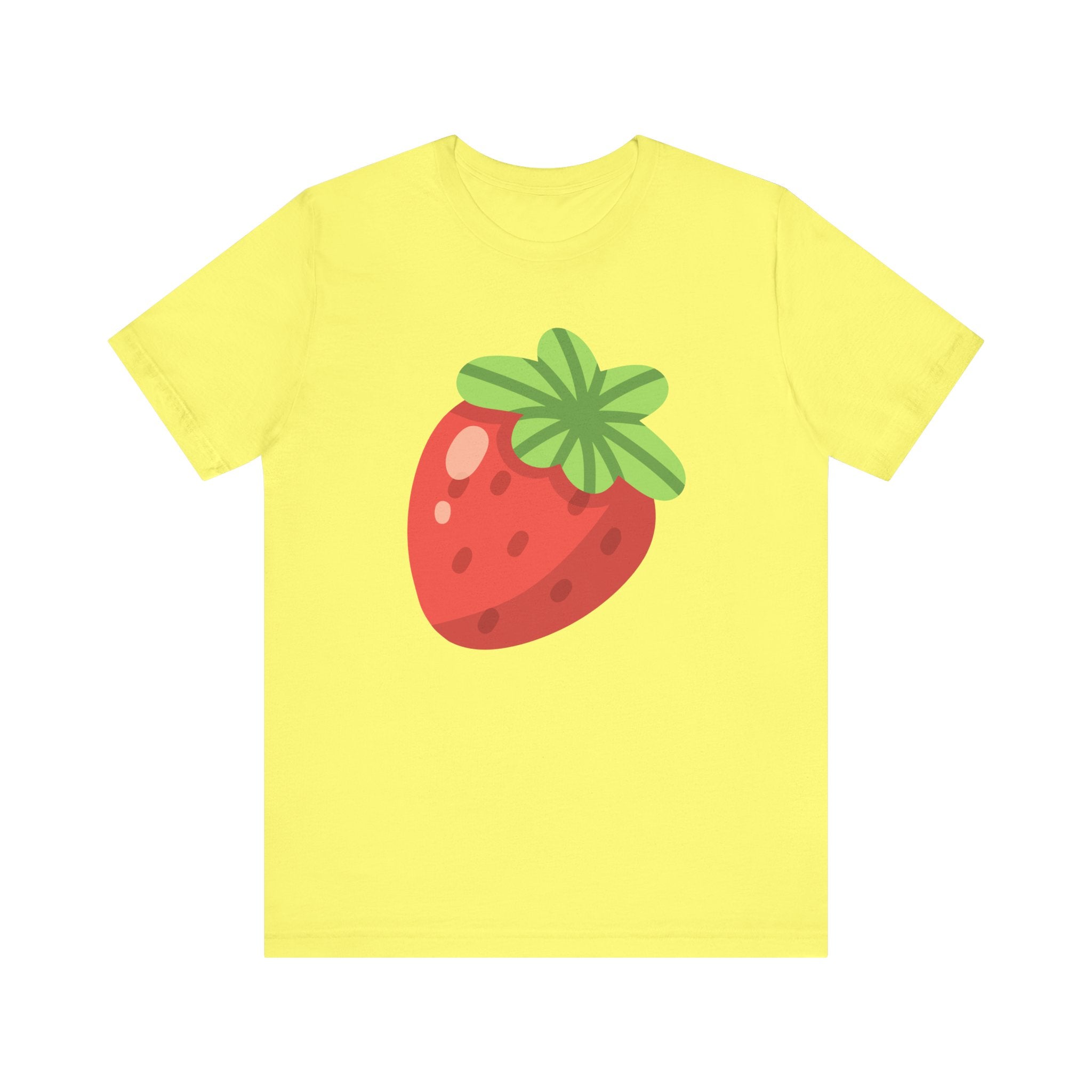 T-shirt Fraise Stylisée – Design Fruité Rétro