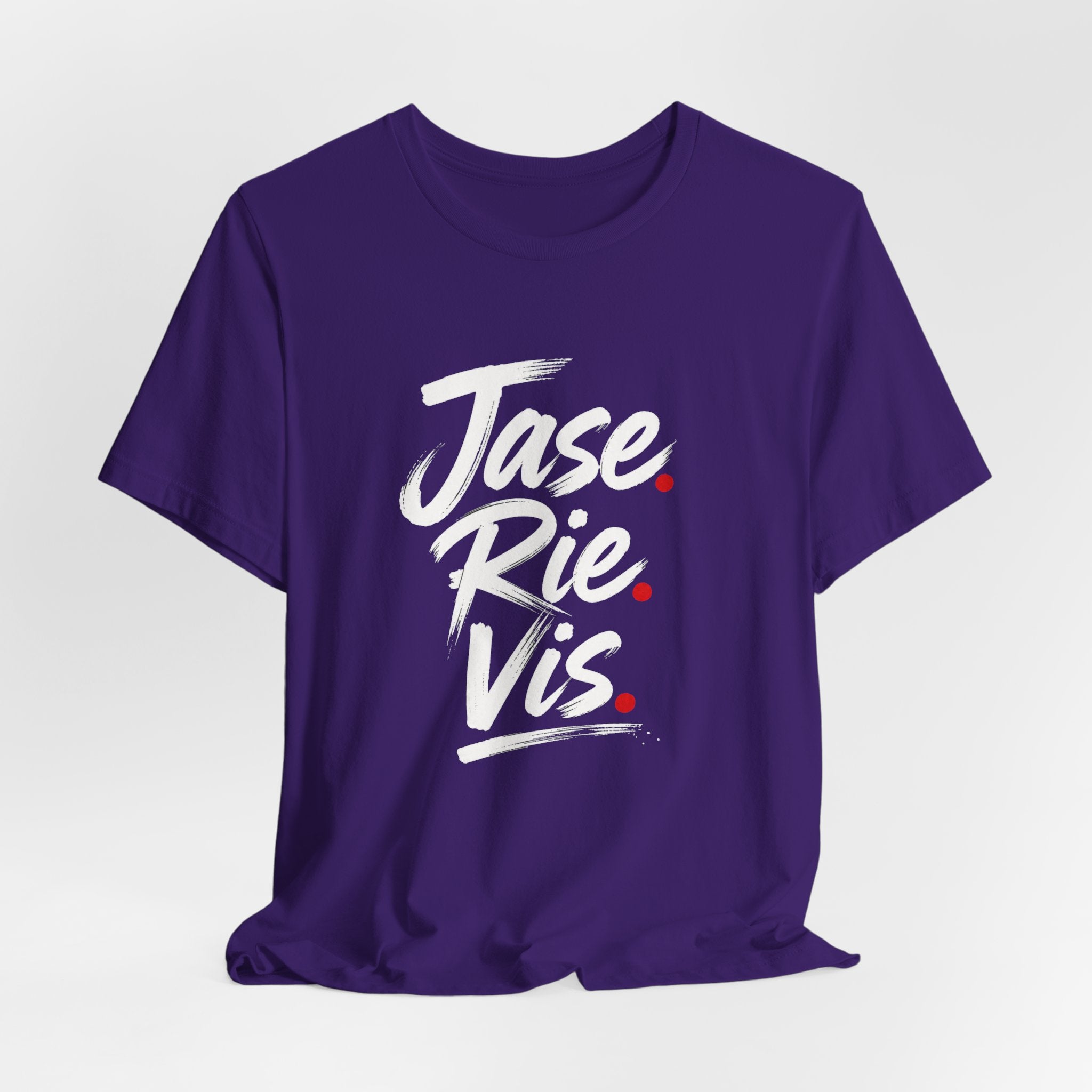 T-shirt Jase Rie Vis – Typographie manuscrite audacieuse
