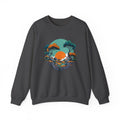 Colorful landscape print sweatshirt