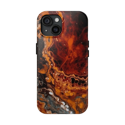 Coques de téléphone - Design couleur rouille