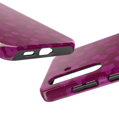 Phone Case - Raspberry Floral Pattern