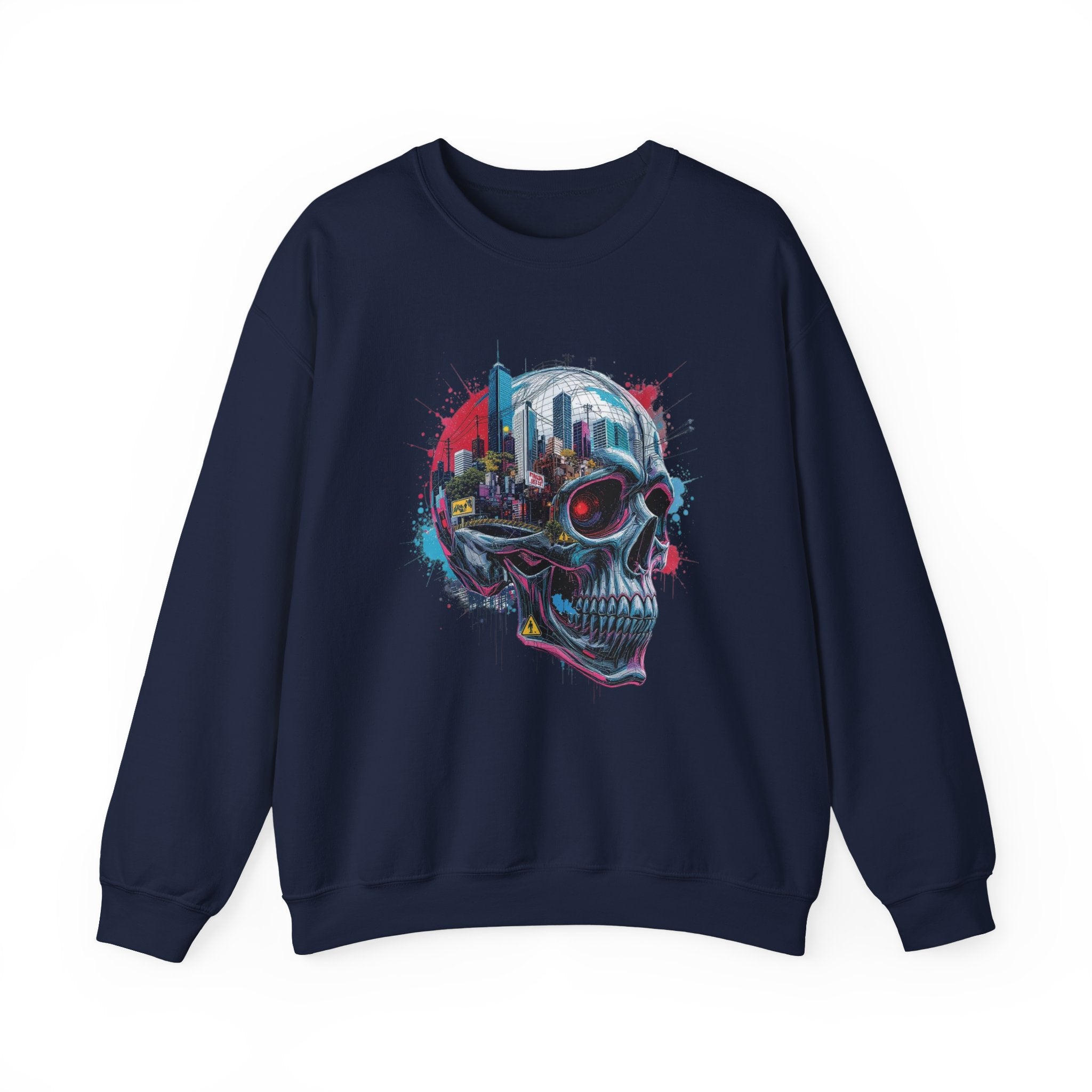Cybernetic Skull Sweatshirt