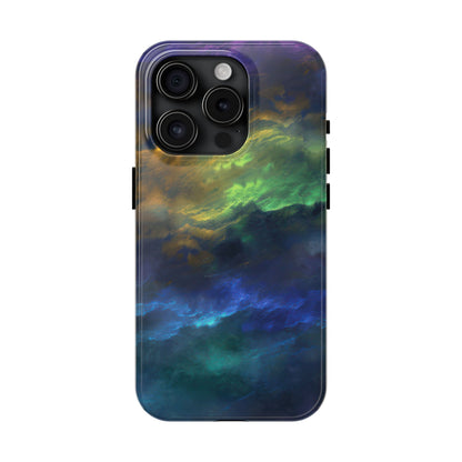 Coque de téléphone - Motif nuages colorés