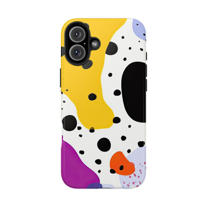 Coque de téléphone abstraite colorée