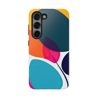 Coques de téléphone - Motif feuilles colorées