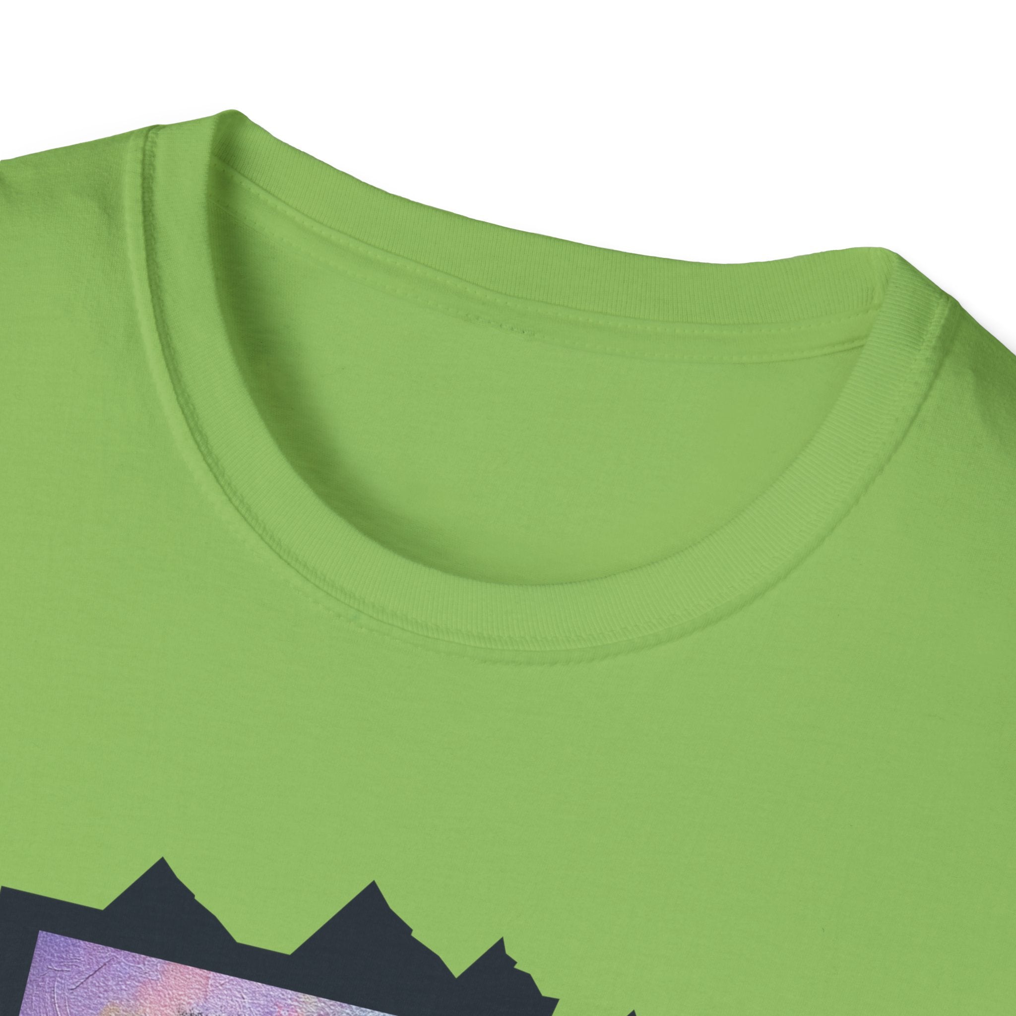 Abstract Colorful Face T-Shirt — Modern Artistic Portrait Tee
