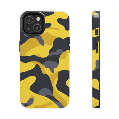 Coque de téléphone Militaire Jaune & Noir