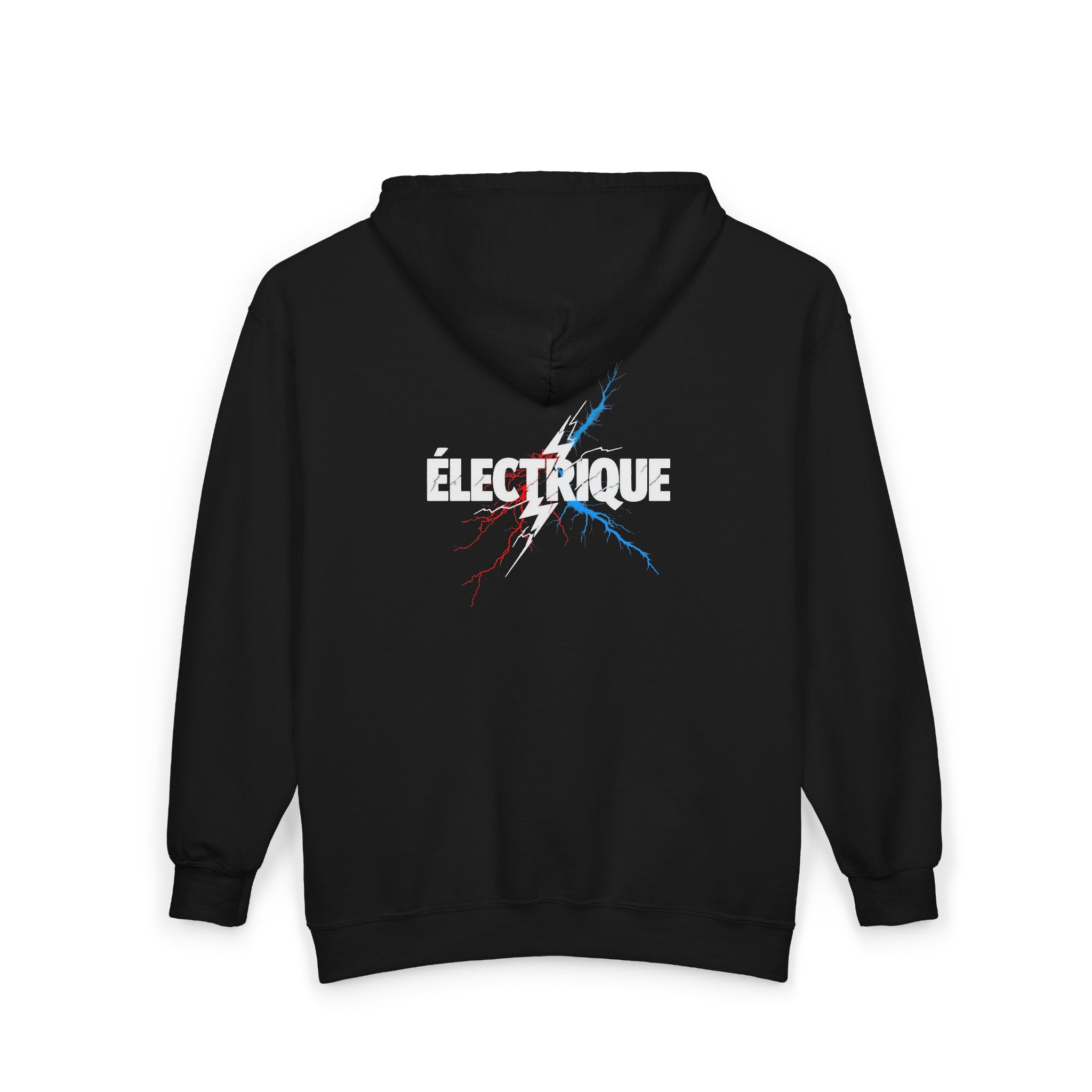 Lightning Zip Hoodie-Electric design