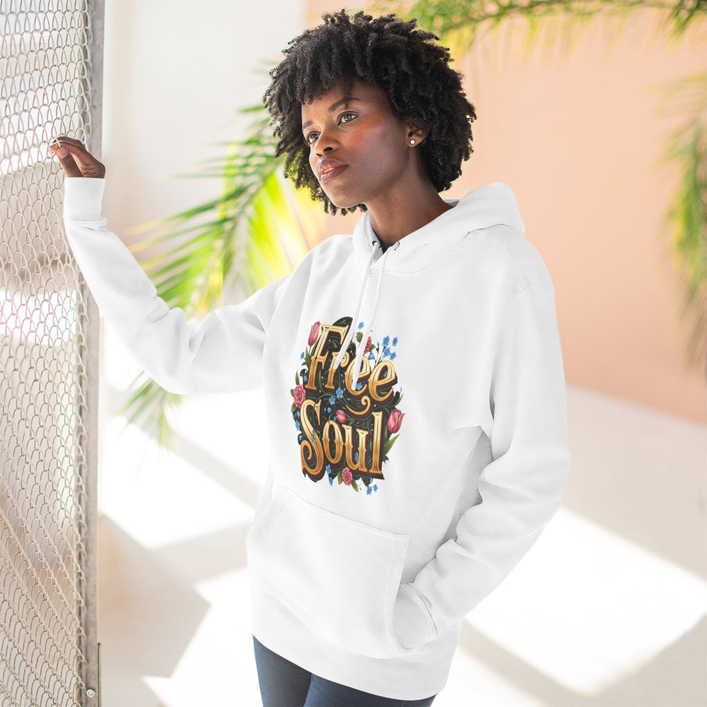 Fleece hoodie - Free Soul design