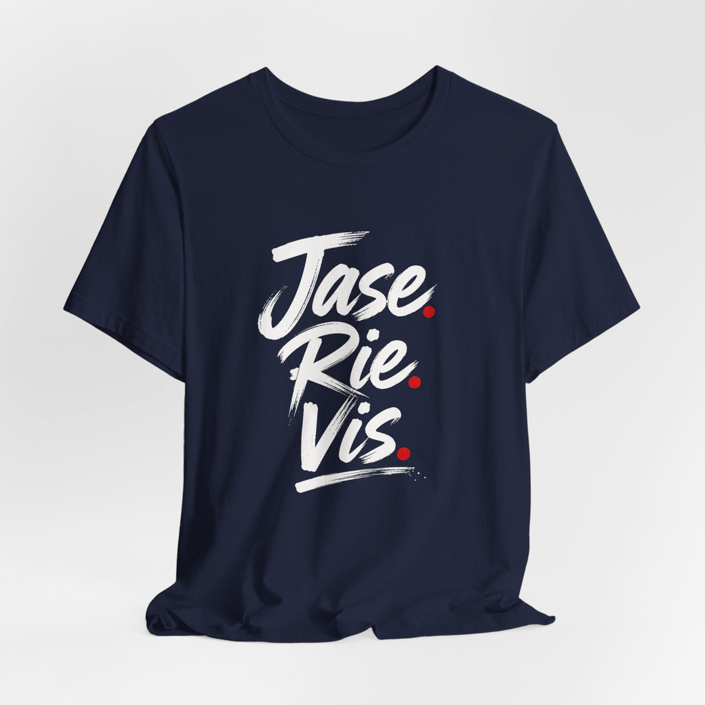 T-shirt Jase Rie Vis – Typographie manuscrite audacieuse
