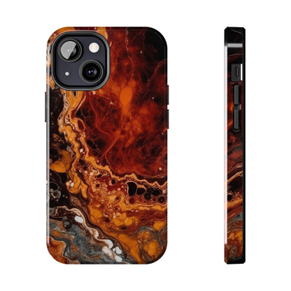 Coques de téléphone - Design couleur rouille