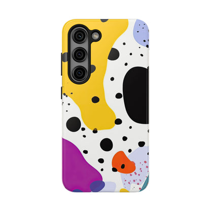 Coque de téléphone abstraite colorée
