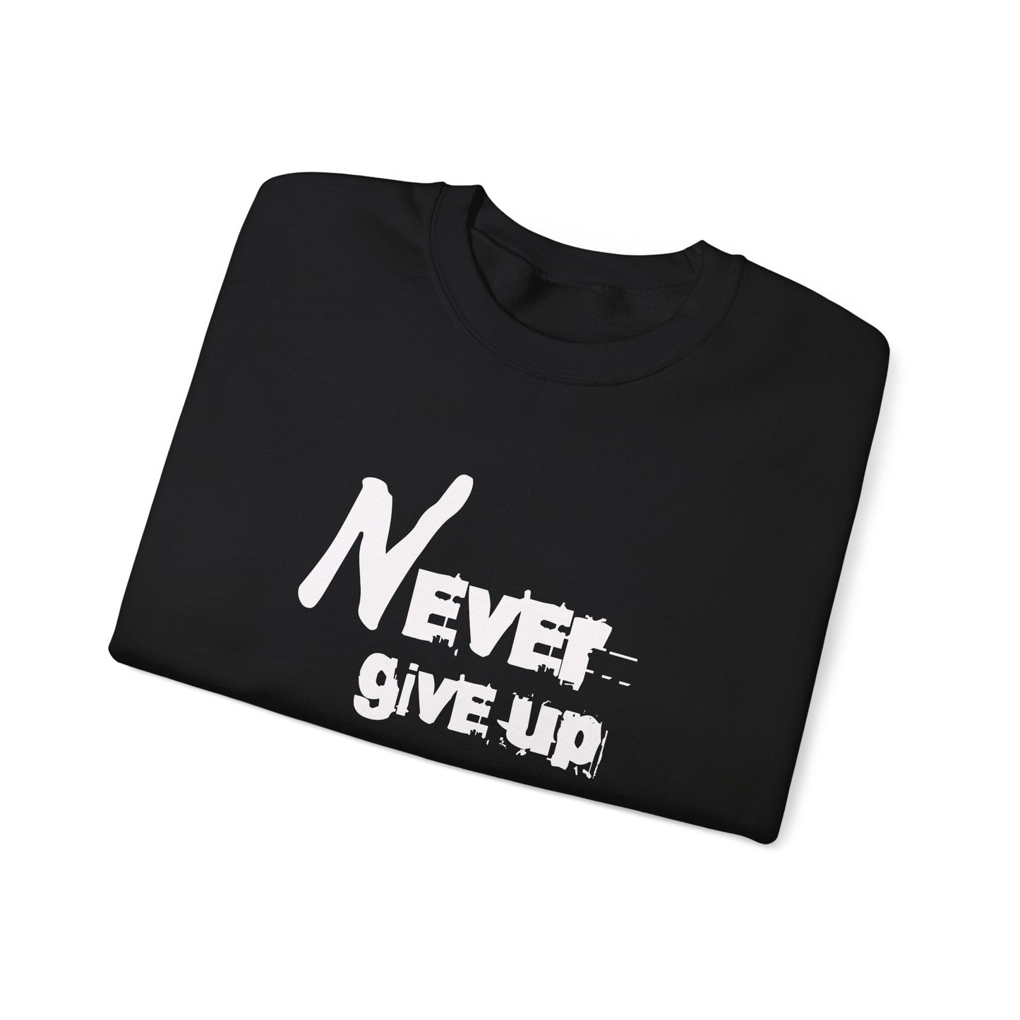 Sweat-shirt "N'abandonnez jamais"