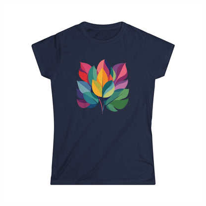 T-shirt/Feuilles vibrantes