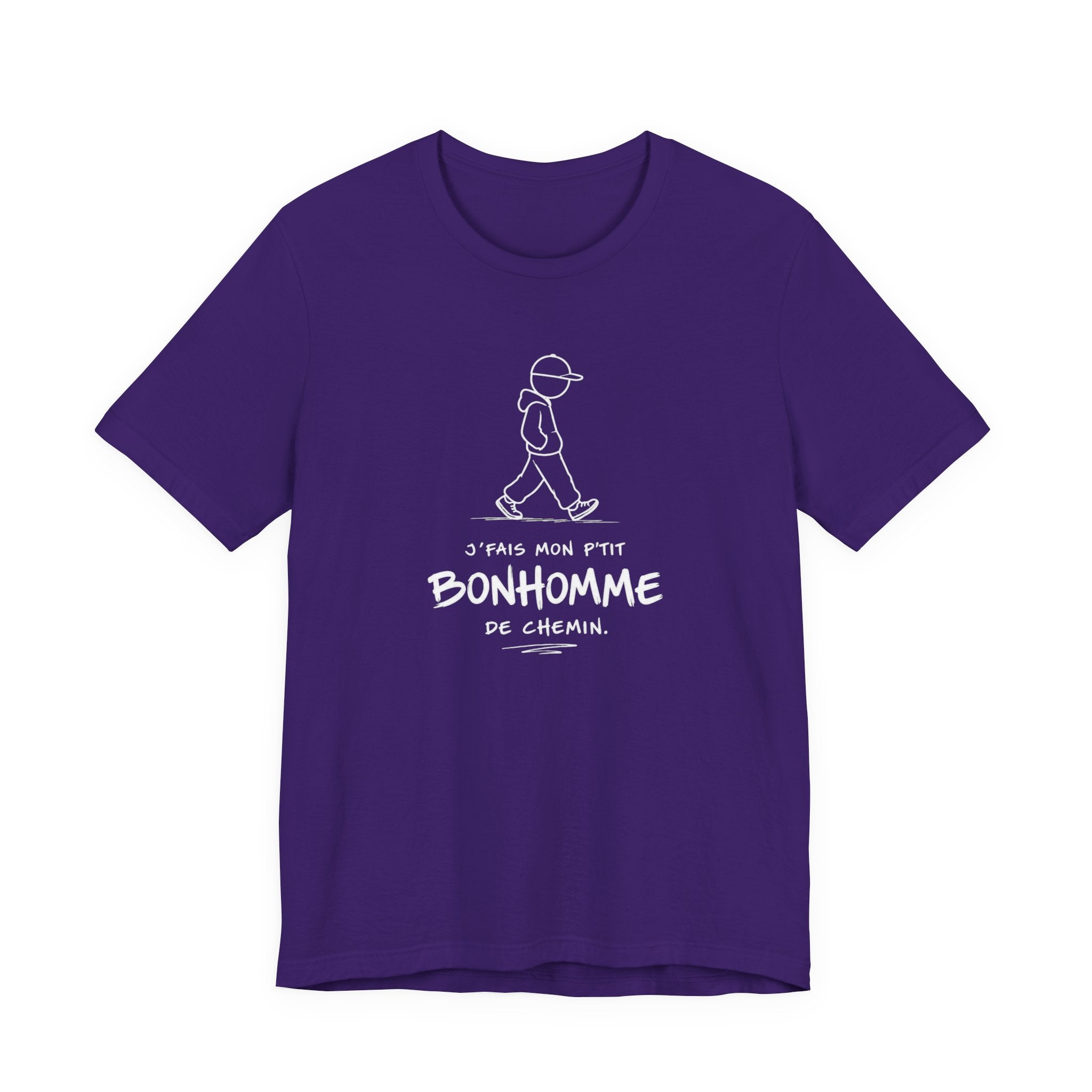 T-shirt québécois – Je fais mon petit bonhomme de chemin