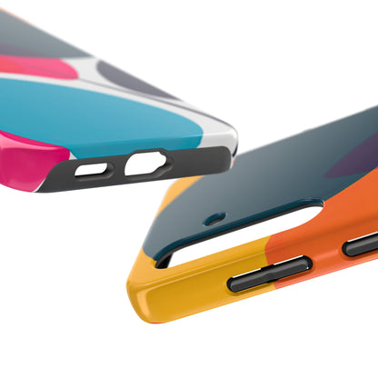 Coques de téléphone - Motif feuilles colorées