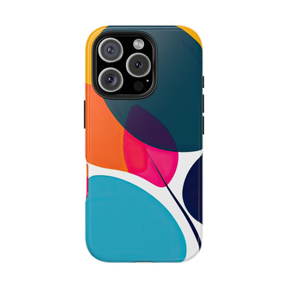 Coques de téléphone - Motif feuilles colorées