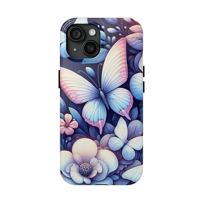 Coque de téléphone - Papillon bleu