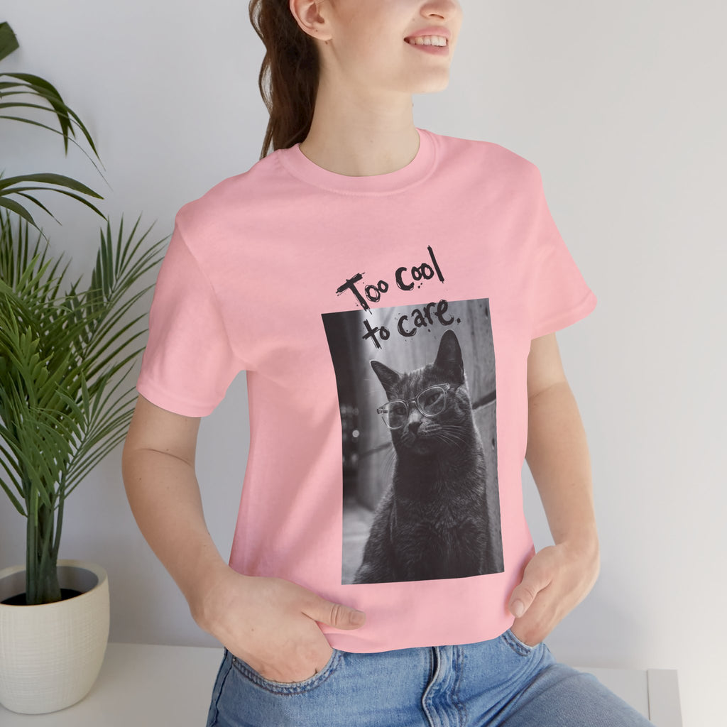 Cat T-shirt too cool to care