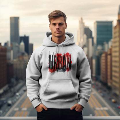 Sweat à capuche en polaire urbaine