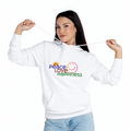 Hoodie - Peace Love Happiness Pattern