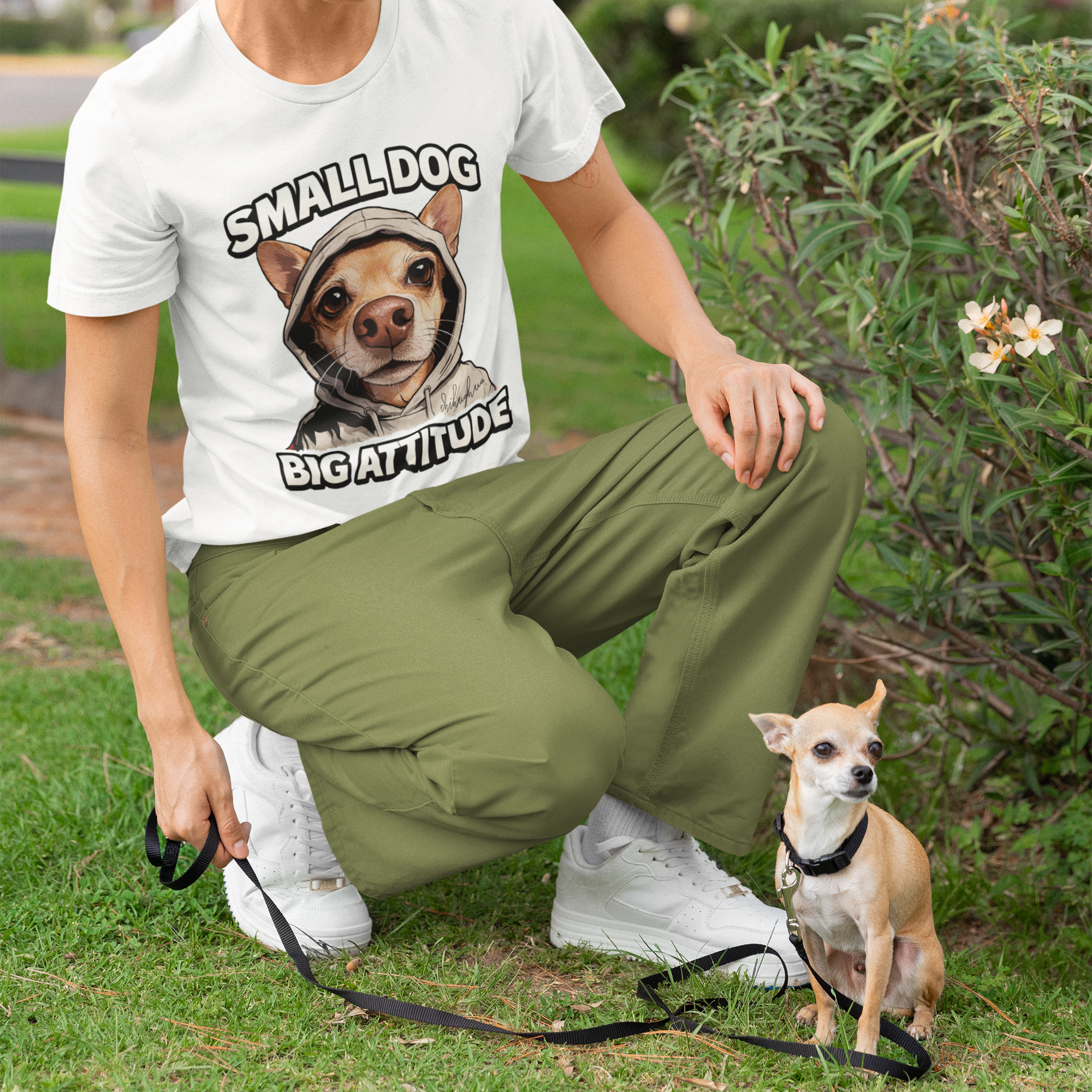 T-shirt amoureux des chiens chihuahua