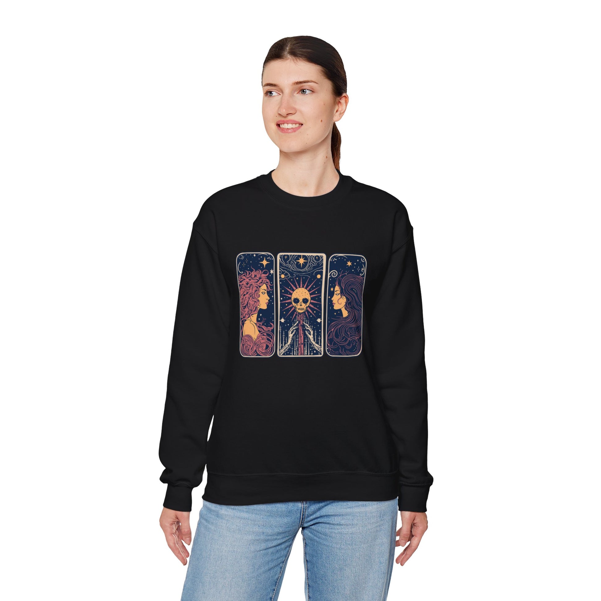 sweatshirt noir pour femme et fille style tarpt