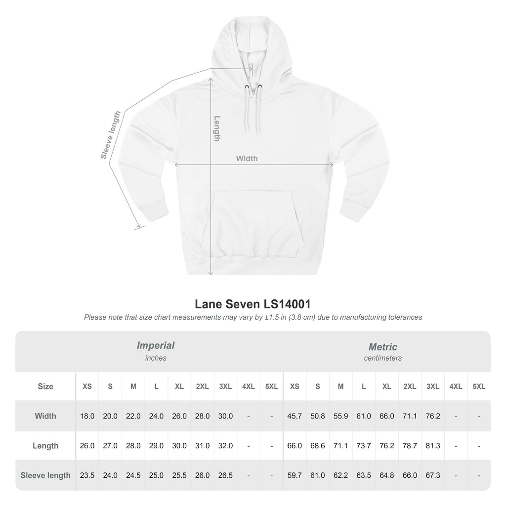 grandeur mesures hoodie