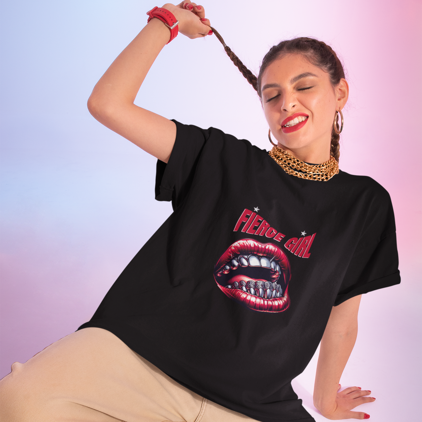 fille femme t-shirt