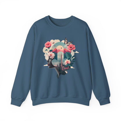 Floral Mindscape Sweatshirt
